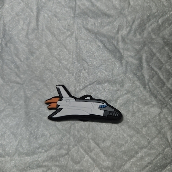 4/$8 Decorative Crocs Charm Shoe Charm - Jet Airplane - Picture 3 of 3